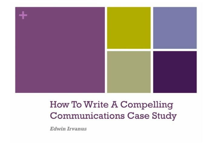 Writing Compelling Case Studies